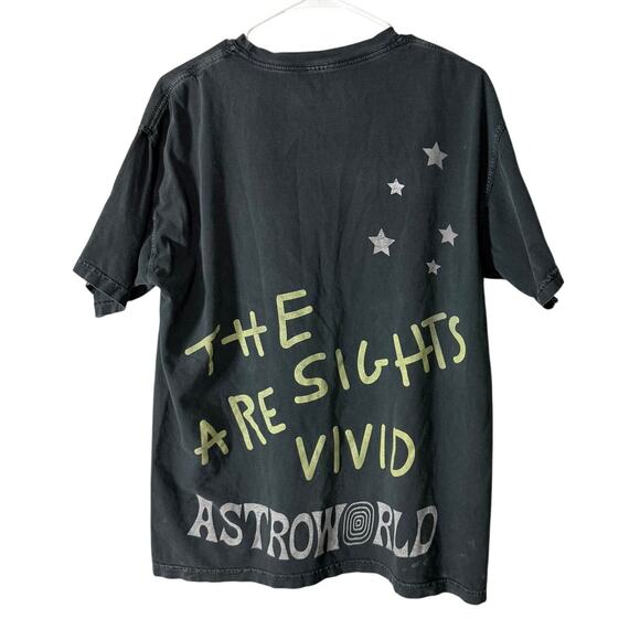 Astroworld Travis Scott Enjoy The Ride Glow Tee Size Large - Picture 2 of 8